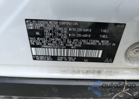 2024 Subaru Solterra Premium z USA, uszkodzony, nr VIN JTMABABA3RA051669